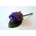 Pack of 5 - Groom & Guest Rose bud Wedding Buttonholes with Diamante Pin ( 5 + Colours to Select )
