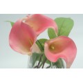 Crystal Stem Glass with Tulips ( Colour Selection Available )