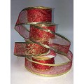 Christmas Ribbon Pack of 4 - Red